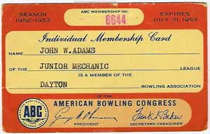 Bowlingcard